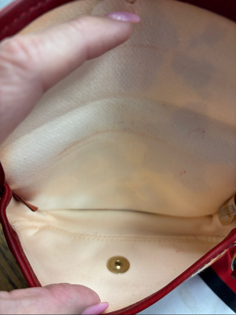 Dooney and Bourke splatter paint wristlet - Picture 4 of 8